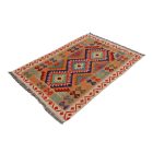 Preproga Kilim Chobi 146x100 ročno tkani Afgan volneni kilim