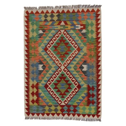 Kilim preproga 142x103 ročno tkani Afgan volneni kilim 