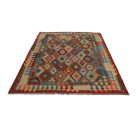 Preproga Kilim Chobi 205x295 ročno tkani Afgan volneni kilim