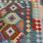 Preproga Kilim Chobi 205x295 ročno tkani Afgan volneni kilim