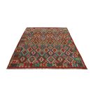 Preproga Kilim Chobi 201x288 ročno tkani Afgan volneni kilim