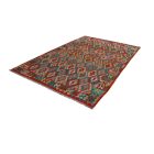 Preproga Kilim Chobi 201x288 ročno tkani Afgan volneni kilim