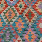 Preproga Kilim Chobi 201x288 ročno tkani Afgan volneni kilim