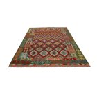 Preproga Kilim Chobi 203x294 ročno tkani Afgan volneni kilim