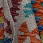 Preproga Kilim Chobi 197x282 ročno tkani Afgan volneni kilim