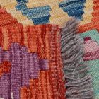 Preproga Kilim Chobi 203x292 ročno tkani Afgan volneni kilim
