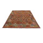 Preproga Kilim Chobi 205x287 ročno tkani Afgan volneni kilim