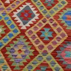 Preproga Kilim Chobi 205x287 ročno tkani Afgan volneni kilim