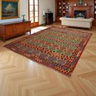 Preproga Kilim Chobi 253x360 ročno tkani Afgan volneni kilim