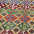 Preproga Kilim Chobi 253x360 ročno tkani Afgan volneni kilim