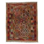 Preproga Kilim Chobi 238x299 ročno tkani Afgan volneni kilim