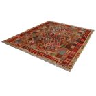 Preproga Kilim Chobi 238x299 ročno tkani Afgan volneni kilim