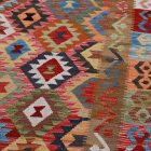 Preproga Kilim Chobi 238x299 ročno tkani Afgan volneni kilim