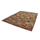 Preproga Kilim Chobi 259x350 ročno tkani Afgan volneni kilim