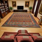Preproga Kilim Chobi 300x394 ročno tkani Afgan volneni kilim