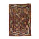 Preproga Kilim Chobi 246x350 ročno tkani Afgan volneni kilim