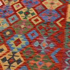Preproga Kilim Chobi 246x350 ročno tkani Afgan volneni kilim