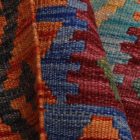 Preproga Kilim Chobi 246x350 ročno tkani Afgan volneni kilim