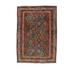 Preproga Kilim Chobi 250x344 ročno tkani Afgan volneni kilim