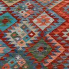 Preproga Kilim Chobi 250x344 ročno tkani Afgan volneni kilim