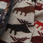 Nomadska preproga Kilim Adarskan 129x200 ročno tkana stenska preproga Kelim