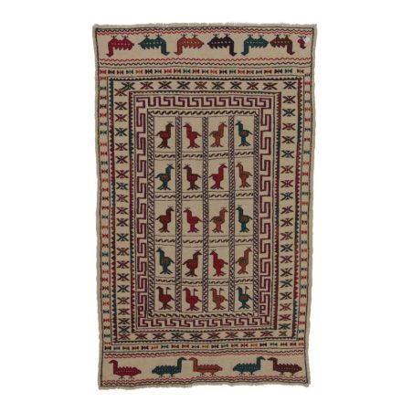 Nomadska preproga Kilim Adarskan 130x193 ročno tkana stenska preproga Kelim