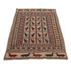 Nomadska preproga Kilim Adarskan 130x193 ročno tkana stenska preproga Kelim