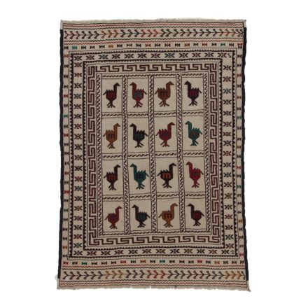 Nomadska preproga Kilim Adarskan 128x180 ročno tkana stenska preproga Kelim