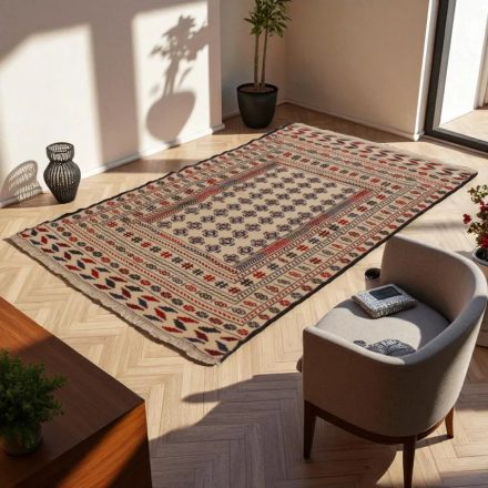 Nomadska preproga Kilim Adarskan 116x193 ročno tkana stenska preproga Kelim