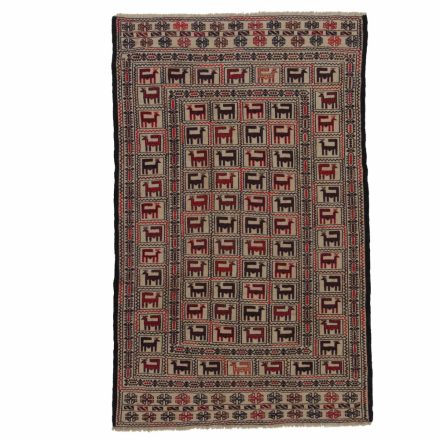Nomadska preproga Kilim Adarskan 129x208 ročno tkana stenska preproga Kelim