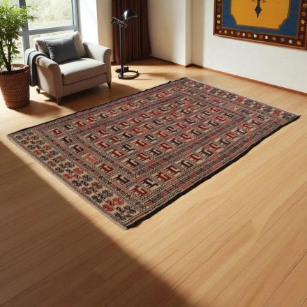 Nomadska preproga Kilim Adarskan 129x208 ročno tkana stenska preproga Kelim