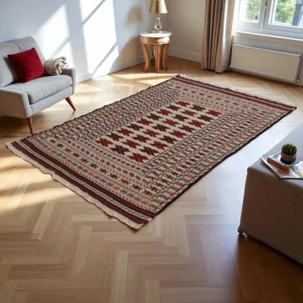 Nomadska preproga Kilim Adarskan 119x193 ročno tkana stenska preproga Kelim
