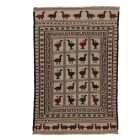 Nomadska preproga Kilim Adarskan 126x192 ročno tkana stenska preproga Kelim
