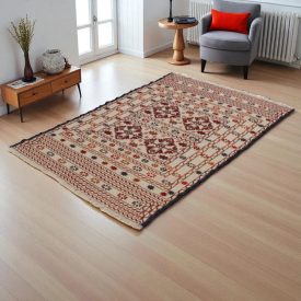   Nomadska preproga Kilim Adarskan 117x182 ročno tkana stenska preproga Kelim