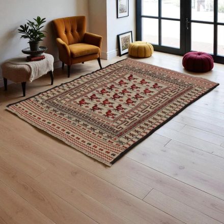 Nomadska preproga Kilim Adarskan 118x181 ročno tkana stenska preproga Kelim