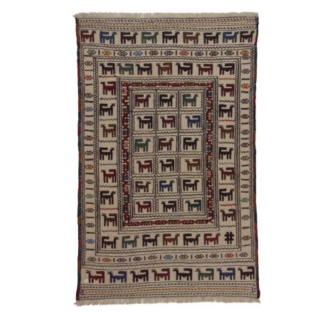Nomadska preproga Kilim Adarskan 126x198 ročno tkana stenska preproga Kelim