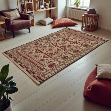 Nomadska preproga Kilim Adarskan 124x206 ročno tkana stenska preproga Kelim