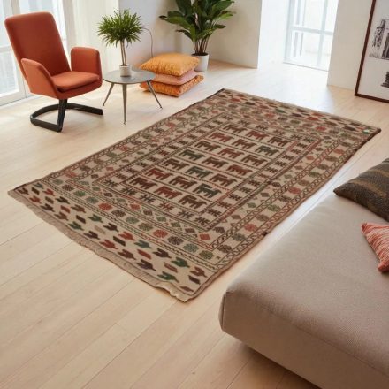 Nomadska preproga Kilim Adarskan 115x178 ročno tkana stenska preproga Kelim