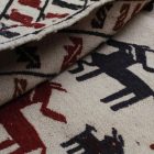 Nomadska preproga Kilim Adarskan 124x200 ročno tkana stenska preproga Kelim