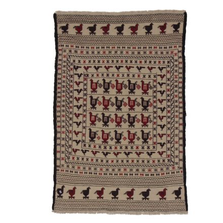 Nomadska preproga Kilim Adarskan 122x188 ročno tkana stenska preproga Kelim