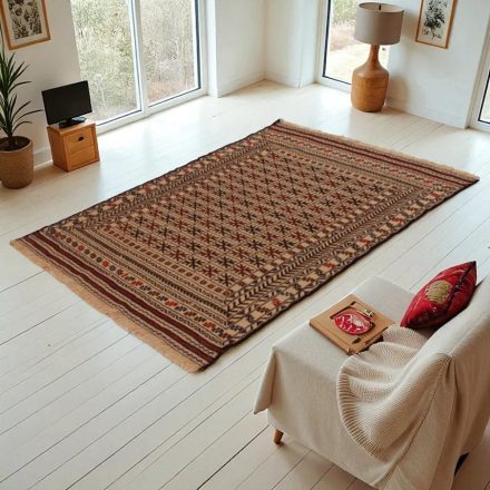 Nomadska preproga Kilim Adarskan 120x186 ročno tkana stenska preproga Kelim