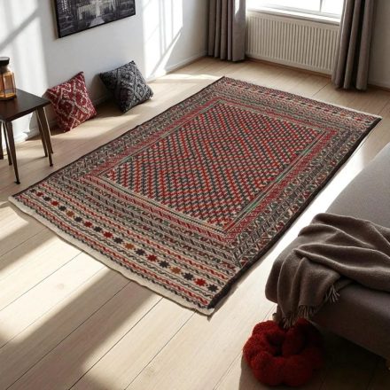 Nomadska preproga Kilim Adarskan 117x200 ročno tkana stenska preproga Kelim