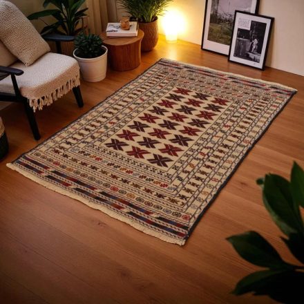 Nomadska preproga Kilim Adarskan 135x184 ročno tkana stenska preproga Kelim