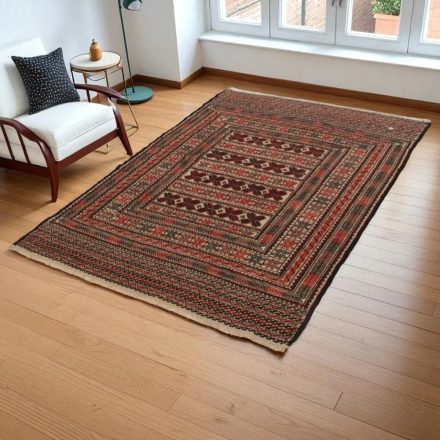 Nomadska preproga Kilim Adarskan 117x201 ročno tkana stenska preproga Kelim