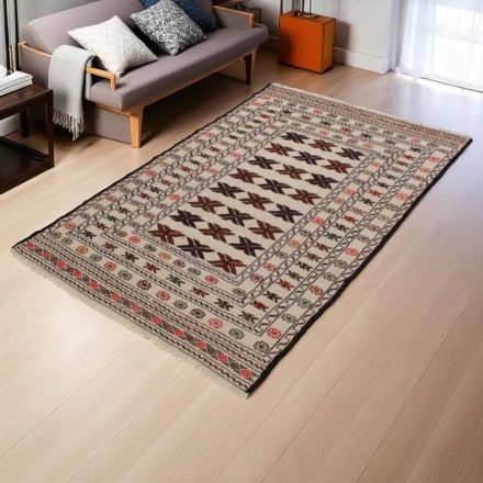 Nomadska preproga Kilim Adarskan 126x177 ročno tkana stenska preproga Kelim