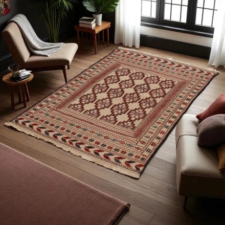 Nomadska preproga Kilim Adarskan 132x187 ročno tkana stenska preproga Kelim
