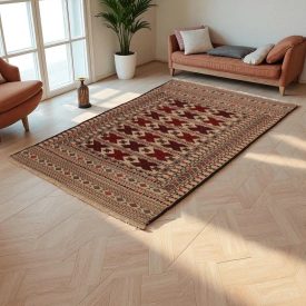   Nomadska preproga Kilim Adarskan 120x197 ročno tkana stenska preproga Kelim