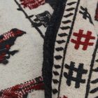Nomadska preproga Kilim Adarskan 133x199 ročno tkana stenska preproga Kelim
