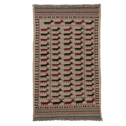 Nomadska preproga Kilim Adarskan 117x197 ročno tkana stenska preproga Kelim