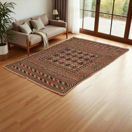 Nomadska preproga Kilim Adarskan 137x202 ročno tkana stenska preproga Kelim